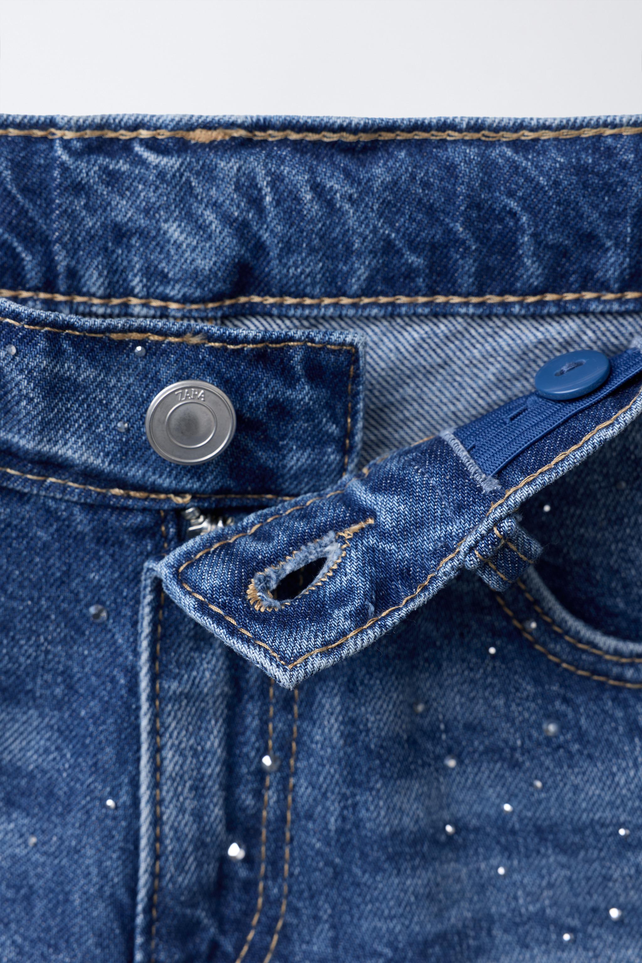 SPARKLY DENIM SHORTS